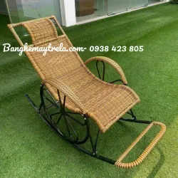 Ghế bập bênh nhựa giả mây giá rẻ 797263