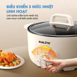 Nồi lẩu đa năng KALITE KL568 Elegant, dung tích 6L, công suất 2000W 934025