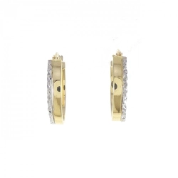 Bông tai 750YG/750WG - Hàng hiệu Authentic