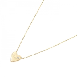 K18YG Dây chuyền kim cương hình trái tim - Hàng hiệu Authentic 859287