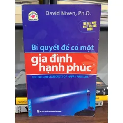 Bí quyết để có một gia đình hạnh phúc- David Niven, Ph.D 600619