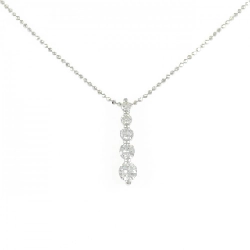 Dây chuyền kim cương PT900/PT850 0.206CT - Hàng hiệu Authentic