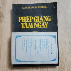 Phép giảng tám ngày | Alexandre de Rhodes | 1993 999992