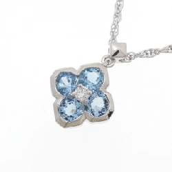 Dây chuyền Aquamarine PT900/PT850 Hoa 0.88CT - Hàng hiệu Chính hãng 859509