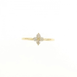 【Sản phẩm mới】Nhẫn kim cương K18YG hình hoa 0.15CT 670662