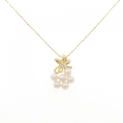 K18YG Ngọc trai Akoya Dây chuyền - Hàng hiệu Chính hãng