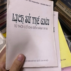 Sách Lịch sử Thế giới: Từ thời cổ đại đến năm 1918 - NXB Đại học Quốc gia Hà Nội