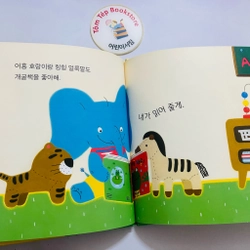 Set sách tiếng Hàn minh hoạ dễ thương bạn hổ 호비 470095