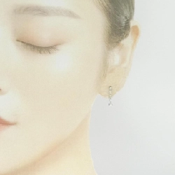 K18WG Bông tai Kim cương 0.12CT - Hàng hiệu Chính hãng 870105