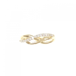 Nhẫn kim cương K18YG 0.12CT - Hàng hiệu Authentic 854291