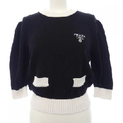 Áo len cổ tròn cotton PRADA P24I1R S212 1Z05 - Hàng hiệu Authentic