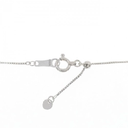 K18WG Dây chuyền kim cương hình trái tim 0.13CT - Hàng hiệu Chính hãng 858350