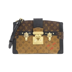 Túi xách đeo vai Louis Vuitton Monogram Reverse Trunk Clutch M43596