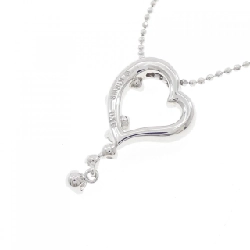 K18WG Dây chuyền kim cương hình trái tim 0.15CT - Hàng hiệu chính hãng 861698