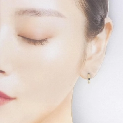 K18YG Bông tai Sapphire - Hàng hiệu Chính hãng 865948