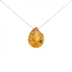 Dây chuyền Citrine PT900/PT850 9.61CT - Hàng hiệu Chính hãng