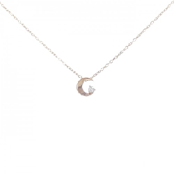 K10PG Moon Diamond Necklace - Hàng hiệu Authentic