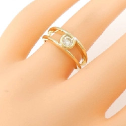 Nhẫn kim cương K18YG 0.20CT 673293