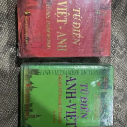 Từ điển Anh Việt ; Việt Anh ; 2 cuốn sách dày 