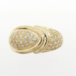 Nhẫn kim cương Pavé K18YG - Hàng hiệu Authentic 848676