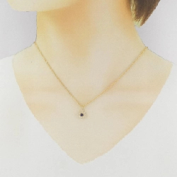 K18YG Sapphire Necklace 0.20CT - Hàng hiệu Authentic 858150