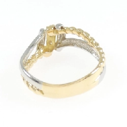 Nhẫn kim cương K18YG/K18WG 0.16CT - Hàng hiệu Chính hãng 852224