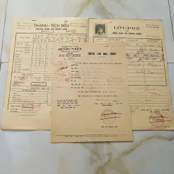 Bộ thành tích biểu xưa nữ sinh Trung học Chu Văn An Saigon và Trung học tư thục Quốc Việt 1013127
