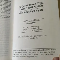 Bí quyết thành công trong đời người - định hướng nghề nghiệp - William G. Benham's 746687
