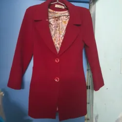 Áo dạ ấm, màu đỏ đô 783631