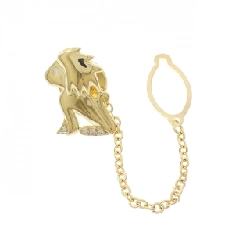 K18YG Kim cương Cài áo 0.03CT - Hàng hiệu Chính hãng