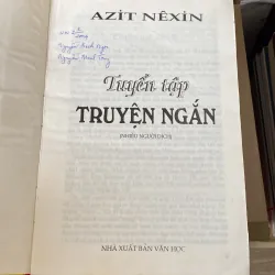 TUYỂN TẬP TRUYỆN NGẮN AZIT NÊXIN, bản bìa cứng (XB 2003) 760339
