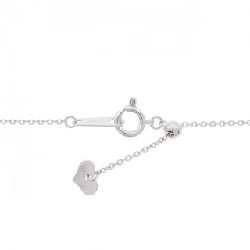 K18WG Dây chuyền hình chữ thập - Hàng hiệu Authentic 859617