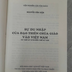 SỰ DU NHẬP CỦA ĐẠO THIÊN CHÚA GIÁO VÀO VIỆT NAM TỪ THẾ KỶ XVII ĐẾN THẾ KỶ XIX 382869