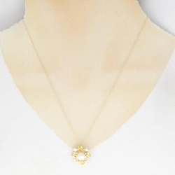 K18YG/PT850 Dây chuyền ngọc trai Akoya 7.5mm - Hàng hiệu Chính hãng 856694