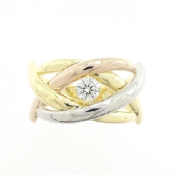 Nhẫn kim cương K18YG/PT950/K18PG 0.210CT - Hàng hiệu Authentic 852933