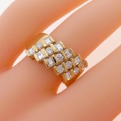 Nhẫn kim cương K18YG 1.01CT 669868