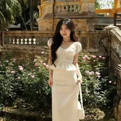 Áo babydoll vải Linen 974628