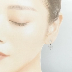 K18WG Bông tai kim cương 0.24CT - Hàng hiệu Chính hãng 870044