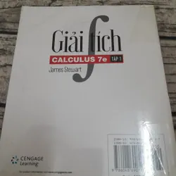 CENGAGE Learning- GIẢI TÍCH Tập 1. CALCULUS 7e. Tác giả Giáo sư James Stewart 726614