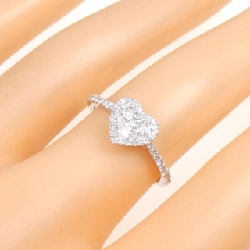 Nhẫn kim cương hình trái tim K18WG 0.50CT - Hàng hiệu Chính hãng 854030