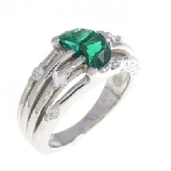 Nhẫn ngọc lục bảo tổng hợp CléSainBère 0.76CT - Hàng hiệu Authentic