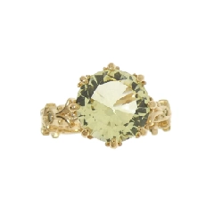 Nhẫn đá màu K18YG - Hàng hiệu Authentic 852916