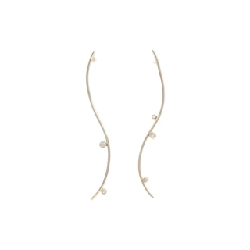 Bông tai cubic zirconia 4゜C