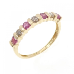 Nhẫn Ruby K18YG 0.15CT - Hàng hiệu Chính hãng