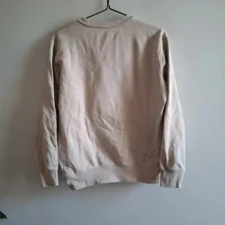 Áo nỉ nữ thêu hình đầu hổ Kenzo màu be size S chính hãng 719292