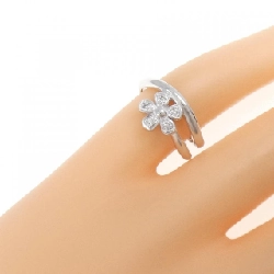 Nhẫn hồng ngọc kim cương K18WG 0.05CT - Hàng hiệu Authentic 856363