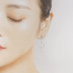 K10WG Blue Topaz Bông tai - Hàng hiệu Chính hãng 865906