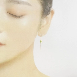 K10YG Peridot Bông tai - Hàng hiệu Chính hãng 876771