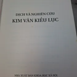 Dịch và nghiên cứu kim vân kiều lục 995162