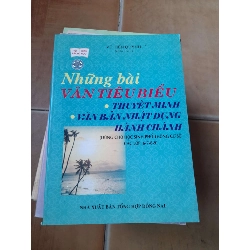 Những Bài Văn Tiêu Biểu Thuyết Minh Văn Bản Nhật Dụng Hành Chánh (Dùng Cho Học Sinh Phổ Thông Cơ Sở Các Lớp 6-7-8-9) - Vũ Tiến Quỳnh 2005 (Tham khảo - luyện thi) VAVO1304-AK3ST1